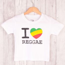 Dětské tričko - I ❤ Reggae