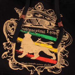 MIkina s kapucí Conquering Lion shall break every chain