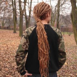 Mikina Dub Lion crewneck camo - RASPECT LION