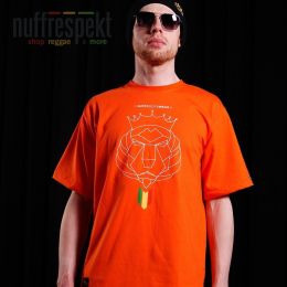 Tričko - Nuff Lion Roots Wear 01213 - orange