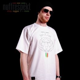 Tričko - Nuff Lion Roots Wear 01213 - white