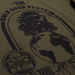 Tričko The Only Good System is an Ecosystem | olivové