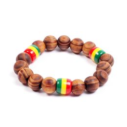Náramek Rasta brown