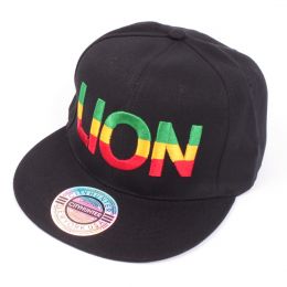 Snapback LION Rasta | černá