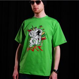 Pánské tričko - Nuff Wear Spaceman 01113 - green