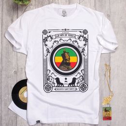 Tričko Jah son of Africa / Rasta Got Soul | biały