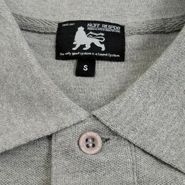 Tričko Polo Lion of Judah - Šedo/bílé