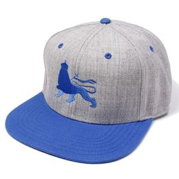 Snapback Lion of Judah | Grey & Blue