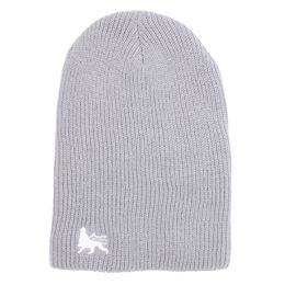 Zimní čepice beanie Lion | šedá
