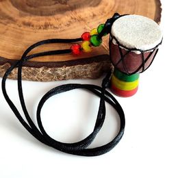 Přívěšek rasta bongo djembe /hnědý