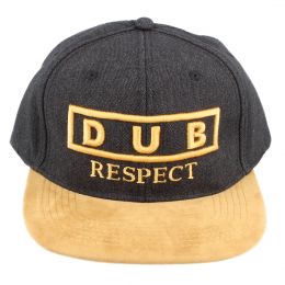 Snapback Dub Respect |  Black Ash & Camel