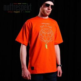 Tričko - Nuff Lion Roots Wear 01213 - orange