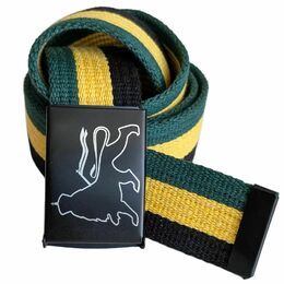 Pásek Jamaica - Lion of Zion / černá přezka